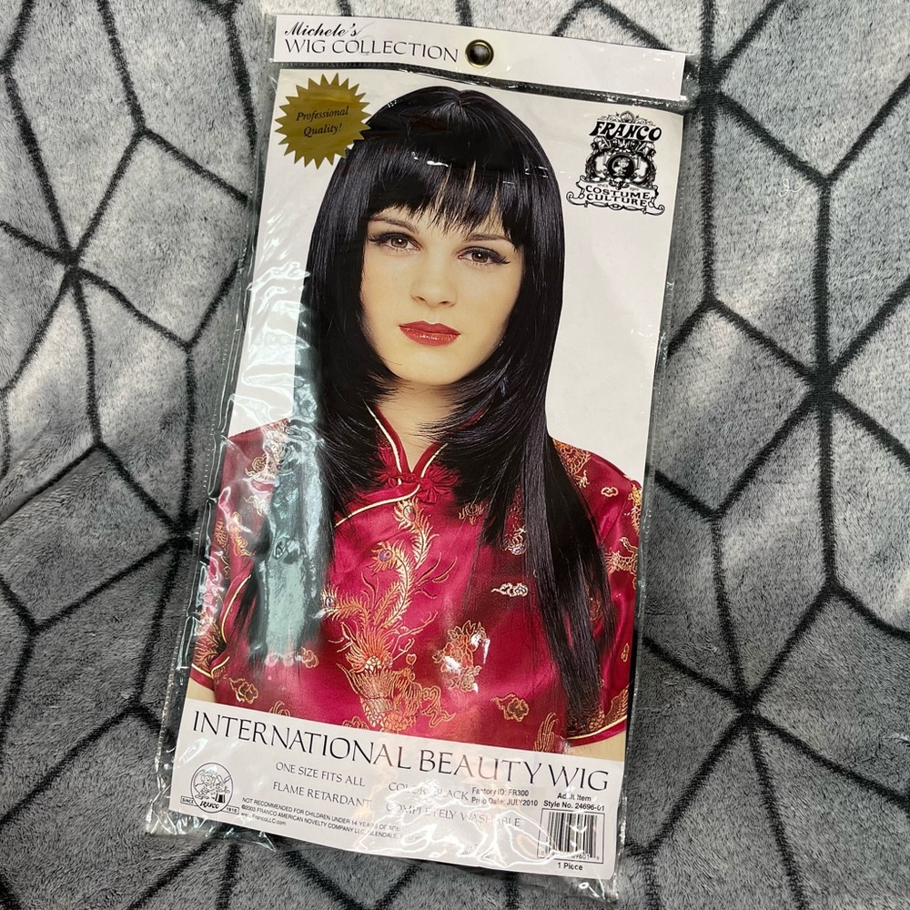 Michele’s Wig Collection Franco Costume Culture International Beauty Black Wig Y